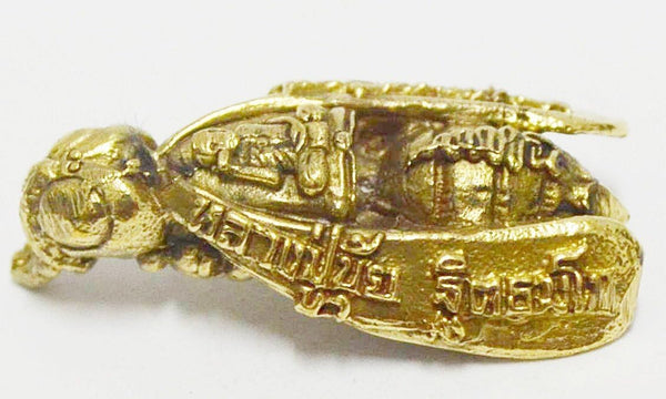 WitnyStore Tiny 1½" Buddhist Wasp Amulet, Symbol of Wealth and Prosperity, Miniature Collectible