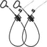 Nonley Sofa Recliner Cables, 2 Pack Couch Release Cables, Black D Ring Pull Handle for Recliner