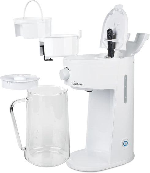 80 oz Premium Iced Tea Maker - Glass Pitcher with Adjustable Strength Dial