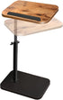 Small End Table Adjustable Height, 90 Flip-Over Panel Side Table for Small