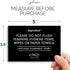 3.5x5 Inch Reilly Originals Designer Bathroom Sign, Do Not Flush Feminine Hygiene Items, Wipes, Paper Towels ~ Ready