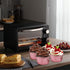 5.5 Oz Foil Muffin Cups 50 Pack, LNYZQUS Jumbo Cupcake Liners with Lids, Disposable Ramekins for Bakery-Rose Gold