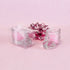 12 Lunaura pcs Scented Baby Powder Pink Glass Baby Bootie Container Candles, Palm Wax Candle, Baby Shower Gifts