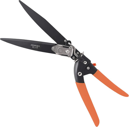 Zenport Grass Shears ZL119, Adjustable Heavy Duty Landscape Grass Shears, Twin 4.5-Inch Carbon Steel Blades