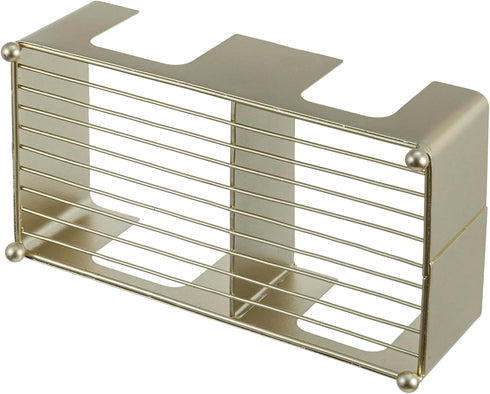 Countertop 5'' MyGift Disposable Napkin and Drink Coaster Holder, Modern Brass Tone Metal Bar or Coffee Table Guest