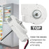 50240401000Q Refrigerator Fan Motor - ZWF-02-4 DC 12V 4W 2100RPM Replaces #5304498691