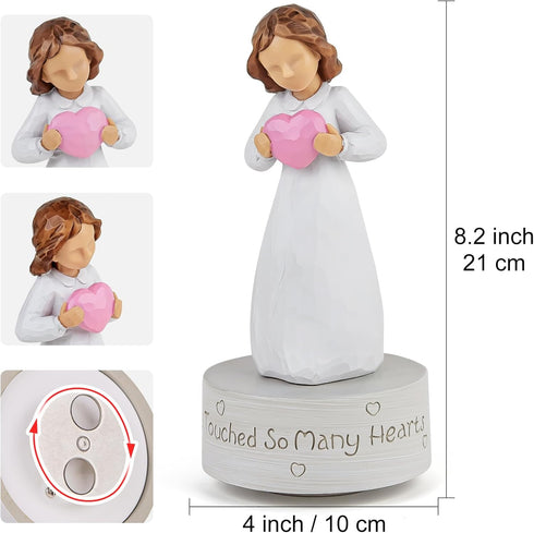 AIDLNS Music Box for Girls Women, Mother Day Anniversary Friendship Birthday Gift for Daughter Girlfriend Sister, Love