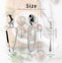 DOERDO 6PCS Stainless Steel Escargot Snail Tongs with Forks, Kitchen Cooking Tool for Kitchen Cooking and Restaurant Serving, 6Inch by DOERDO DD