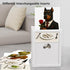 funny santa 3 Cute Animal Tissue Box Holder with Light and Inserts, Creative DIY Photo Animal Bib Tissue Box Cover
