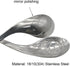 2Pcs Cereal Spoon 18/10 Stainless Steel Soup Spoon with Soccer Shape Embossed, 6.69inch Service Spoon and Bottle Opener