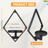 2 Pack Sbosbo Wall Plant Holder, Metal Floating Shelves Indoor, Window Sill Plant Shelf for Bedroom Bathroom Living