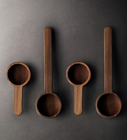 Coffee Spoons, Wooden Tablespoon Scoop, Measuring Spoon for Ground Beans or Tea, Kitchen Tools Utensils, 1 Wooden Tea