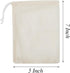 LOOKSGO 25 Pcs 5x7 Inch Muslin Bags, Cotton Drawstring Sachet Bags for Party, Wedding, Jewelry Supplies