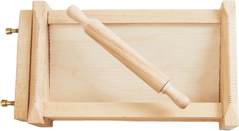 Chitarra Pasta Maker with Rolling Pin by Verve CULTURE, Traditional Italian Pasta