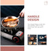 UPKOCH Small Egg Frying Pan, Non Stick Skillet for Mini Omelets, Stainless Steel Pancake Maker (12cm)