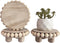 DEMULANS 3 Pcs Small Wood Risers for Display,Mini 4 Inch Wooden Round Riser
