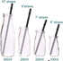 DAKOUFISH 9 Inch Black Reusable Plastic Drinking Straws, Set of 12 Pcs with Cleaning Brush for Mason Jars