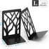 MaxGear Tree Design Book Ends, Heavy Duty Metal Book Stopper for Shelves, Decorative Organizer for Books/DVDs