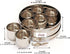 Stainless Steel Masala Box,Stainless Steel Masala Dabba, Stainless Steel Spice Container, Indian Kitchen Spice Box for Chefs