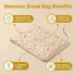 2 Packs XL Beeswax Bread Bags, Wide Zipper Access, Natural Linen Cotton Sourdough Bags, Reusable Bread Bags
