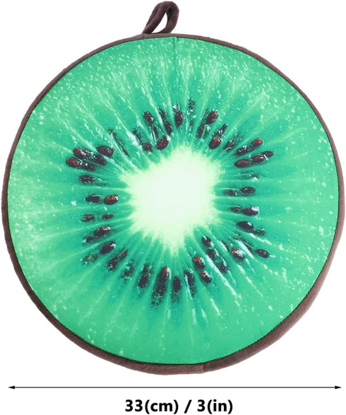 LIFKOME Watermelon Pet Round Fruit Pillow, 3D Fruit Cushion for Home Office Decorative Floor Chair Seat Pad