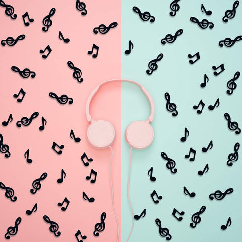 JNSAXMI 3 Confetti Musical Notes Confetti Black Musical Clef Cutout for Music Party Reception Birthday Wedding
