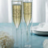 Contemporary Double-walled Glass Champagne Flutes
