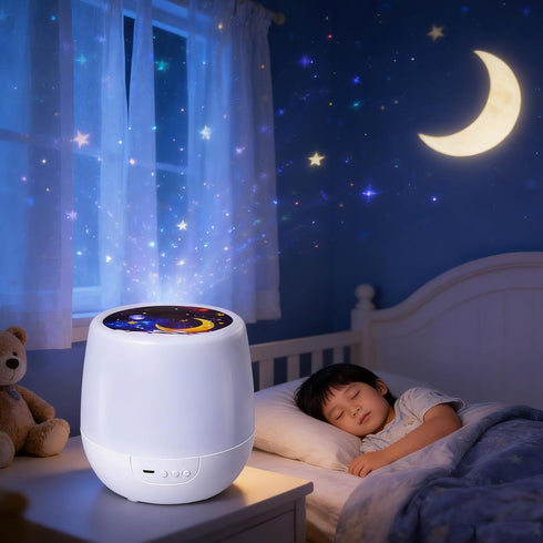 Silvotek 360 7 Sets Night Light Projector - Star Light Projector with USB Cable, Degree Rotation Star Projector Lamp