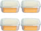 WonLiq 4 Pack - Plastic Cheese Storage Containers with Lid Seal, Keep Cheese