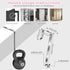 VERONLY Over The Door Hanging Organizer, 5 Large Pockets, Wall Mount Pantry Storage, Pink