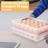 3 Pack 8 Countertop FACULX Deviled Egg Containers with Lid and Pcs Deviled Egg Injector Piping Tool, Egg Organizer