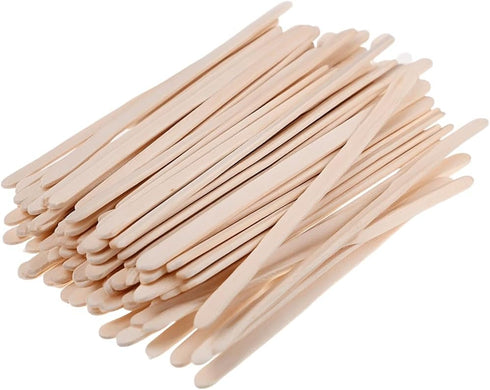 5.5 Inch Wooden Coffee Stir Sticks, 200 Count Premium Natural Birch Wood