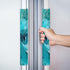 Teal Green Marble Print Refrigerator Door Handle Covers, Set of 2 Kitchen Appliance Handle Covers for Fridge,