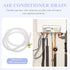 Air Conditioner Drain Water Inlet Hose, Flexible Tubing for Unit Washer Drain Hose for Washing Machine