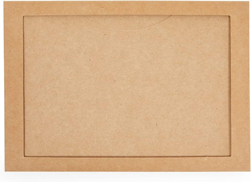 Best Kraft Note Cards for 4x6 Photo Inserts with Envelopes (48 Pack) Picture Frame