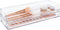 STORi SimpleSort 2-Piece Stackable Clear Drawer Organizer Set, 15" x 6" x 2" Rectangle Trays for Makeup and Office