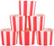 Webake 50pcs 6oz Paper Baking Cups, Red Cupcake Liners for Popcorn, Muffin Case, Movie Party Decorations