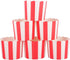 Webake 50pcs 6oz Paper Baking Cups, Red Cupcake Liners for Popcorn, Muffin Case, Movie Party Decorations