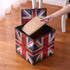 feb.7 Storage Ottoman,Folding Stools Foot Rest, Storage Boxes Coffee Table, Faux Leather British Retro Household