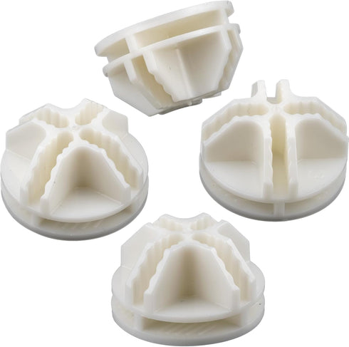 40 Pcs Wire Cube Plastic Connectors, Replacement Corners for Modular Closet Storage Organizer and Wire Grid Shelving