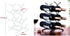 Wine Rack for Countertop,Wine Storage Shelf for Pantry Cabinet,can Hold 6 Bottles,6 Bottles Countertop Stainless Steel Metal Red Wine Storage Holder,Black by KLGO
