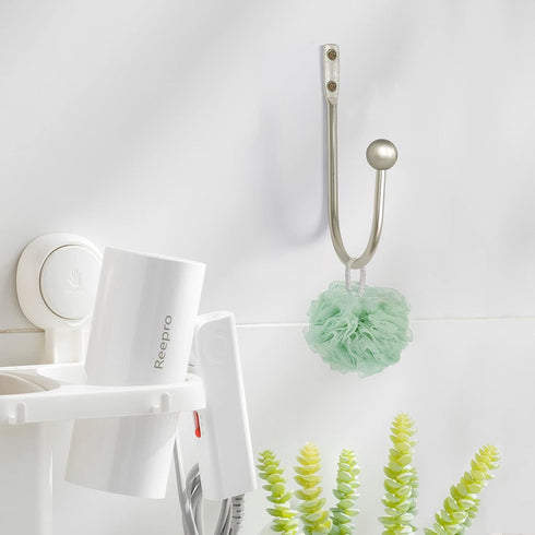 Curtain Holdback, 4 Pcs Wall Mounted Heavy Duty Metal Drapery Tiebacks with Screws, Decorative Window Holder