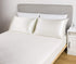 Lanest Satin-Silk Pillowcase Queen, White, Breathable, Super Soft, Cooling for Hair and Skin