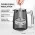 Secura 17-Ounce French Press Coffee Maker, 304 Stainless Steel Insulated with Extra Screen
