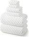 REDKISS White Microfiber Towels Set of 6-35x70 Inches Oversized Bath Sheets, Extra
