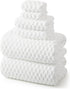 REDKISS White Microfiber Towels Set of 6-35x70 Inches Oversized Bath Sheets, Extra