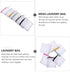 6pcs Mini Mesh Laundry Bags, Zipper Wash Bags for Clothes, Foldable Washing Machine Bags, Soap Pouch Saver
