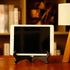 2 Packs Wooden Plate Stands for Display, Decorative Book Dish Stand, Picture Frame Easels, Tabletop Art Holder