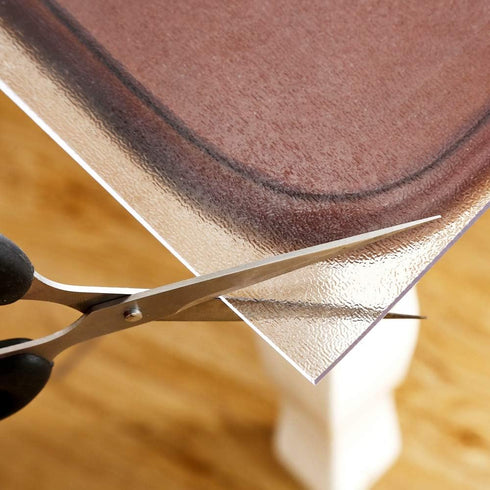 16 24 Inch 1.5mm NECAUX Custom x Clear Desk Cover Protector, Thick Plastic Table Pad Desk Mat Desk Protector for Office
