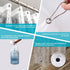 Ga-Geetopia Extra Long EVA Clear Shower Curtain Liner, Pebble Pattern 72x80 Inch Lightweight Plastic Bathroom Curtain